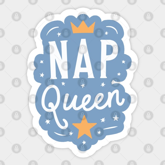 Nap Queen Sticker by Nuria the Cat